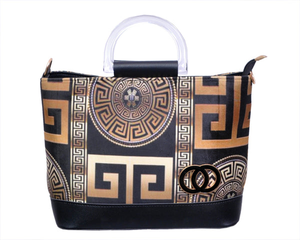 Hand Bag - Golden Black